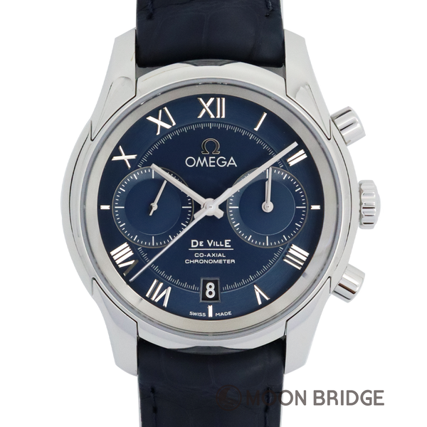 OMEGA デ・ヴィル アワー ビジョン コーアクシャル クロノメーター クロノグラフ 42mm 431.13.42.51.03.001 – MOON  BRIDGE株式会社