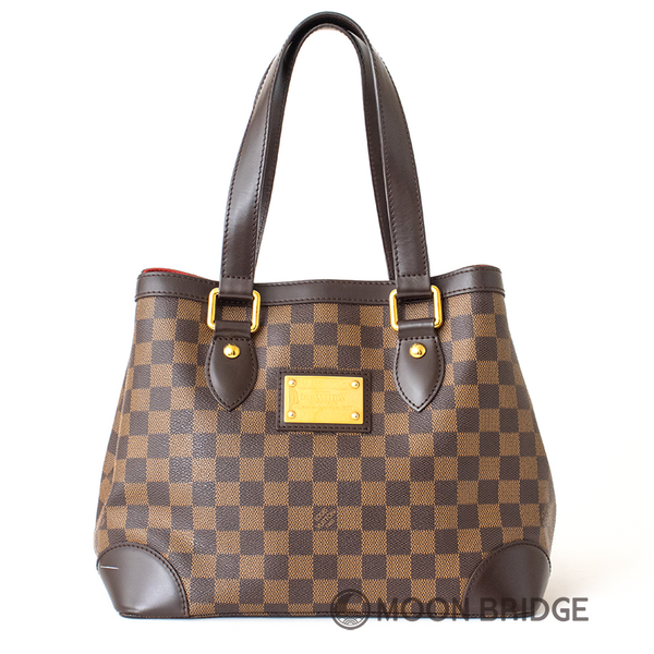 <中古> LOUIS VUITTON  ダミエ ハムステッドPM N51205  W28×H24×D17.5cm