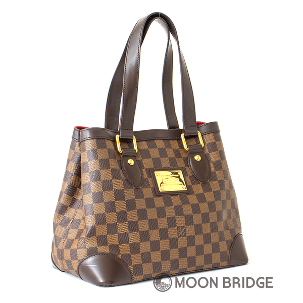<中古> LOUIS VUITTON  ダミエ ハムステッドPM N51205  W28×H24×D17.5cm