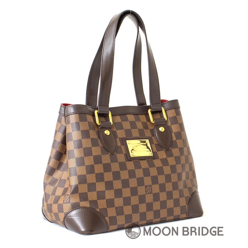 <中古> LOUIS VUITTON  ダミエ ハムステッドPM N51205  W28×H24×D17.5cm