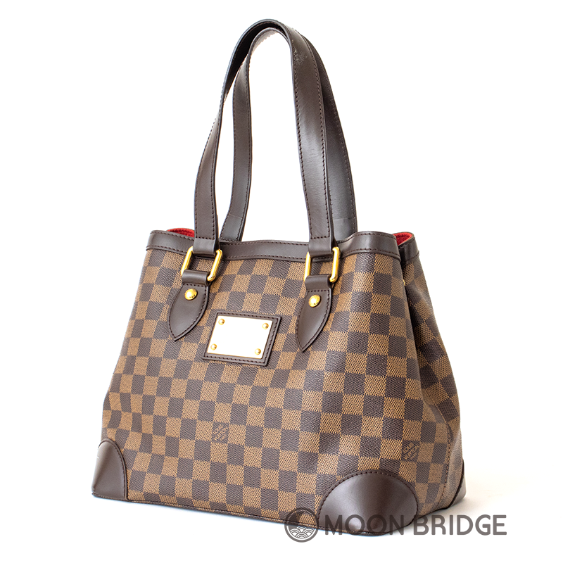 <中古> LOUIS VUITTON  ダミエ ハムステッドPM N51205  W28×H24×D17.5cm