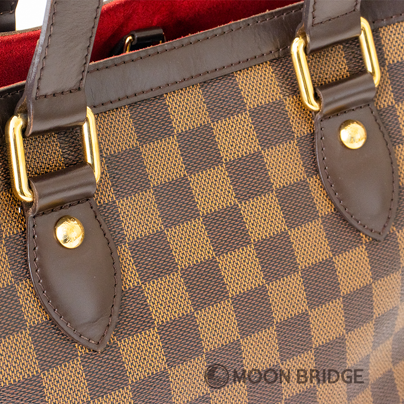 <中古> LOUIS VUITTON  ダミエ ハムステッドPM N51205  W28×H24×D17.5cm