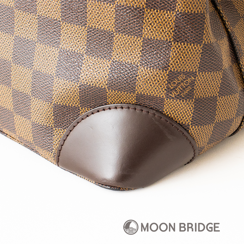 <中古> LOUIS VUITTON  ダミエ ハムステッドPM N51205  W28×H24×D17.5cm