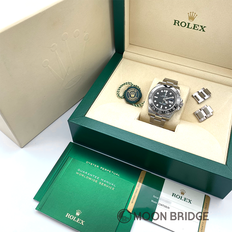 <中古> ROLEX GMTマスターⅡ 40mm 116710LN
