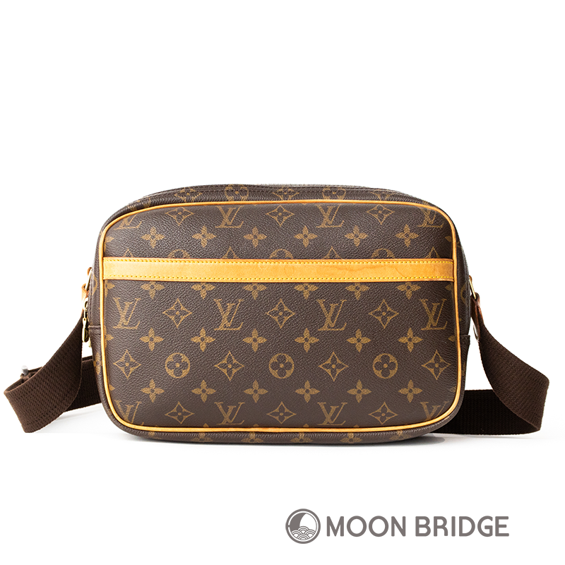 <中古> LOUIS VUITTON  モノグラム リポーター  M45254  W28×H21×D12cm