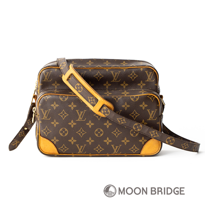 <中古> LOUIS VUITTON  モノグラム ナイル M45244  W28xH20xD12cm