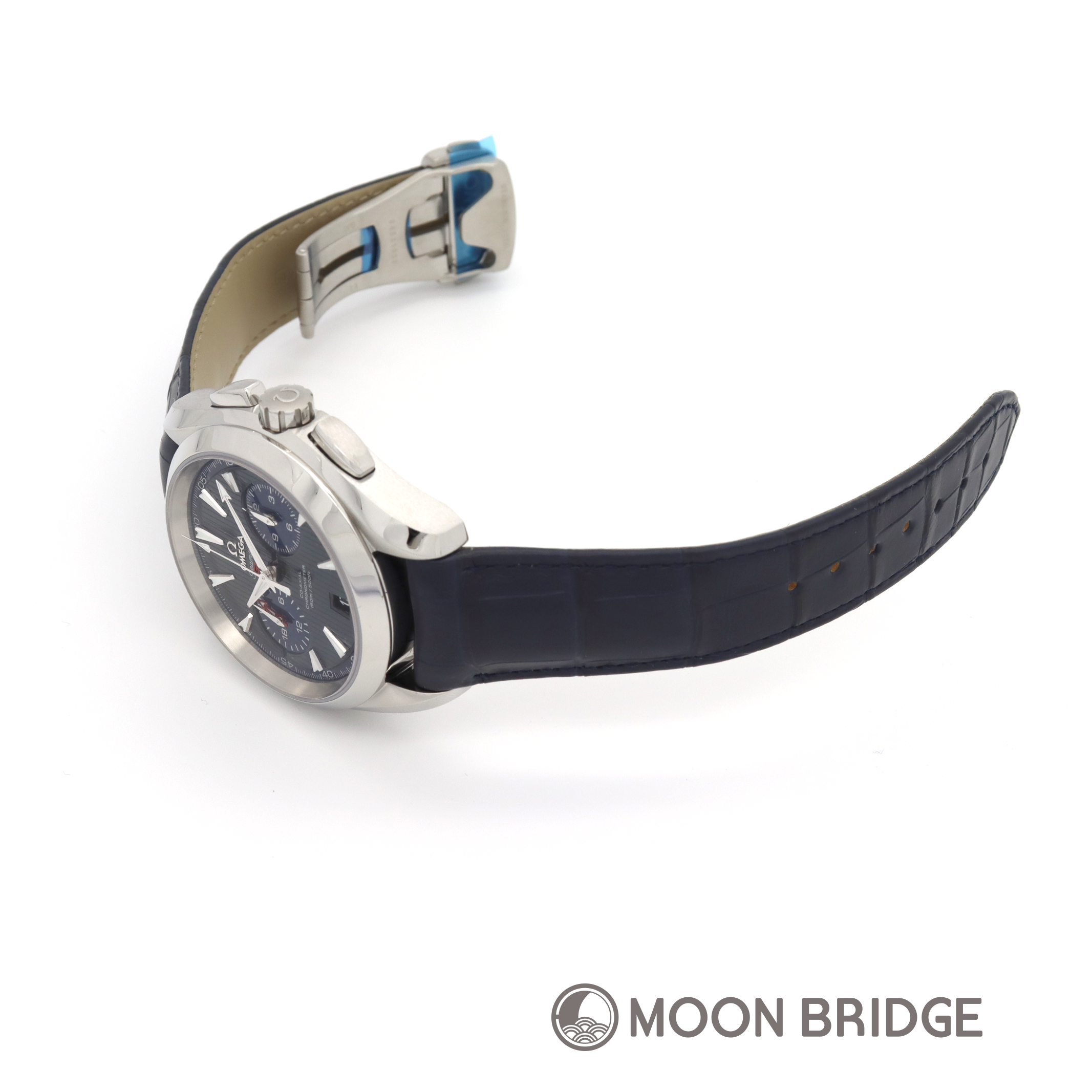 OMEGA シーマスター アクアテラ 150M コーアクシャル クロノメーター GMT クロノグラフ 43mm 231.13.43.52.03.001  – MOON BRIDGE株式会社