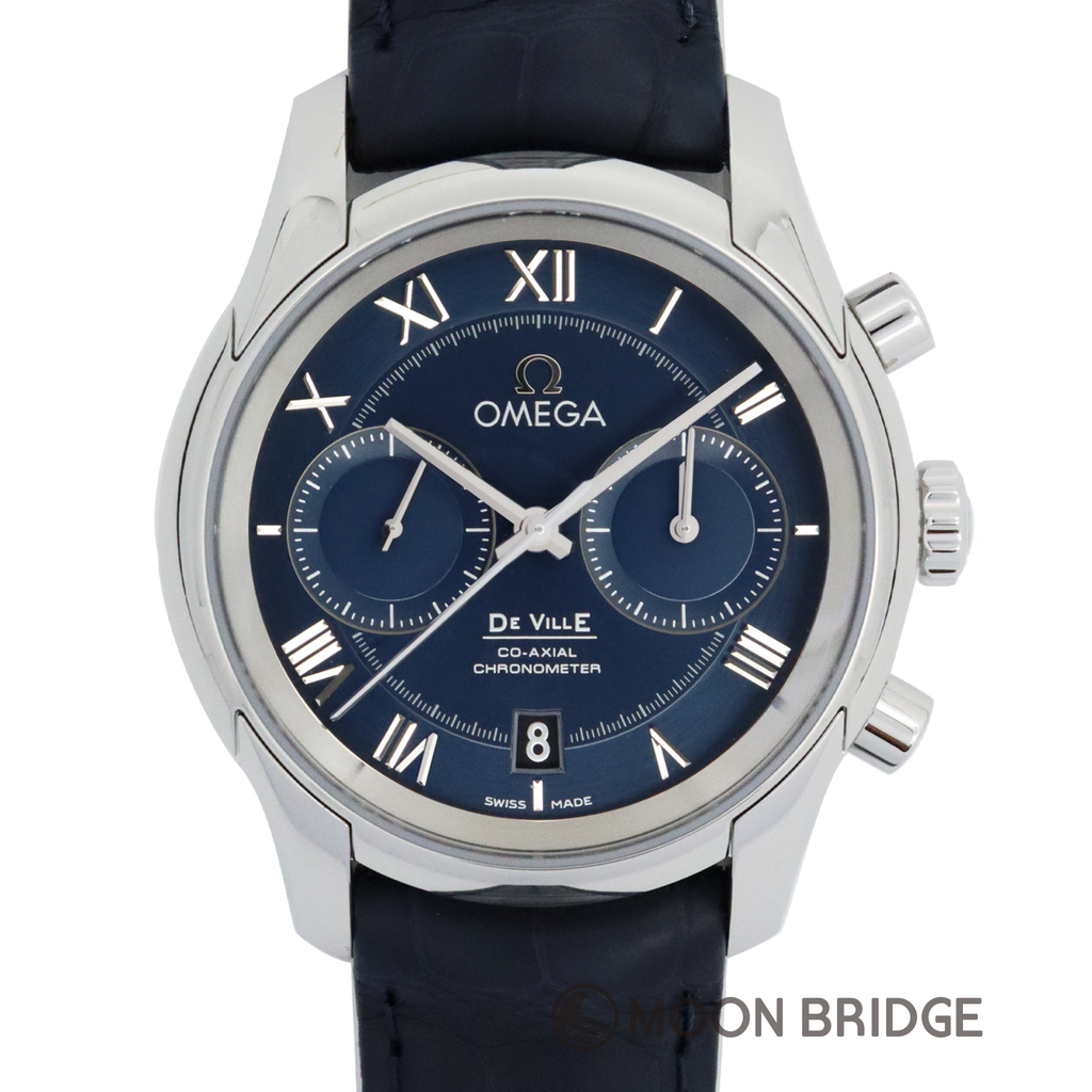 OMEGA デ・ヴィル アワー ビジョン コーアクシャル クロノメーター クロノグラフ 42mm 431.13.42.51.03.001 – MOON  BRIDGE株式会社