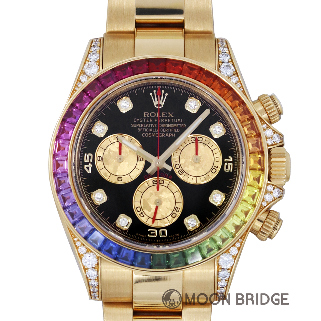 ROLEX コスモグラフ デイトナ 40mm 16598RBOW 8PDA – MOON BRIDGE株式会社