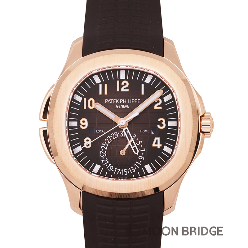 <中古>PATEK PHILIPPE アクアノート トラベルタイム 40.8mm 5164R-001